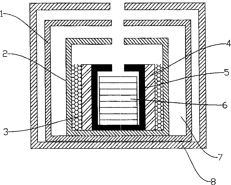 Microwave oven sintering method of producing silicon nitride ceramics heater and special equipment thereof