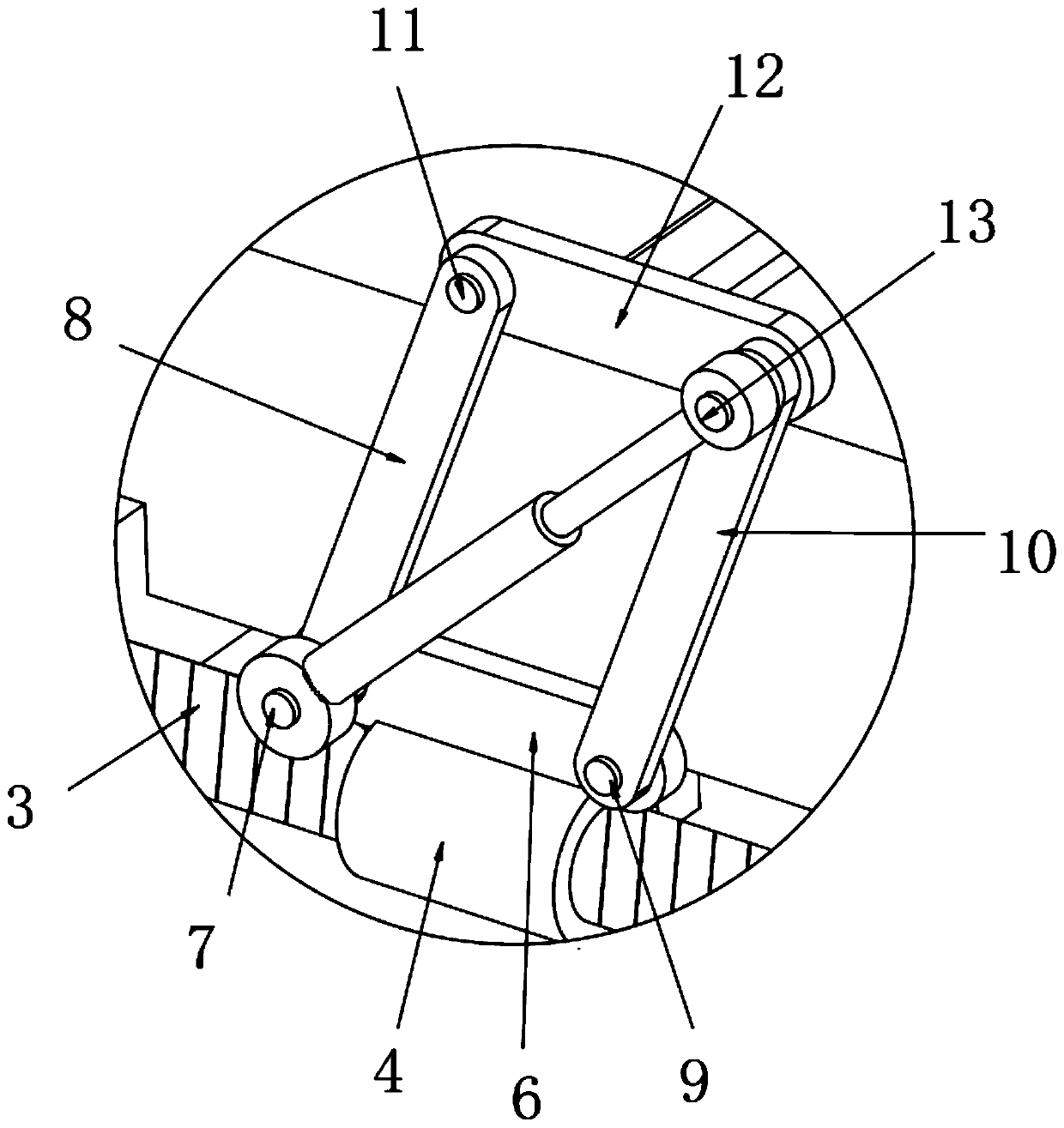 Positioning and clamping device for garment processing