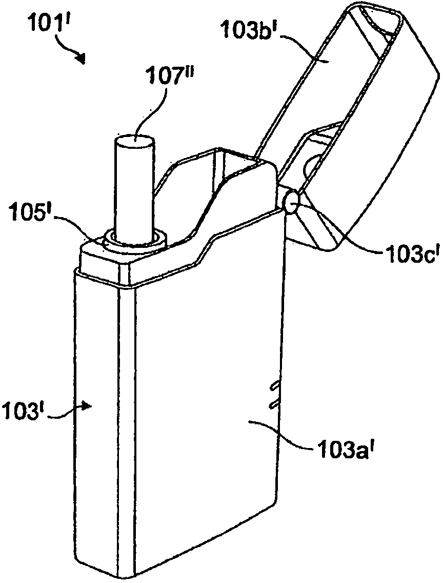 An electrically heated smoking system comprising at least two units