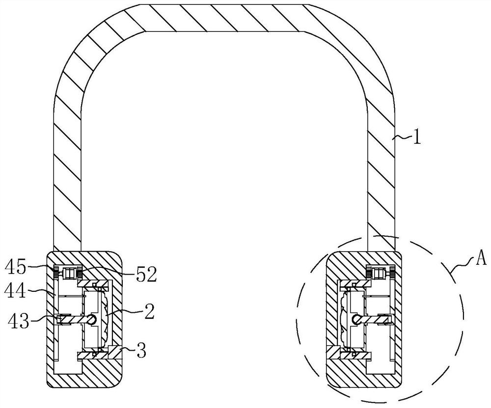 Earphone wearing correction method and earphone structure