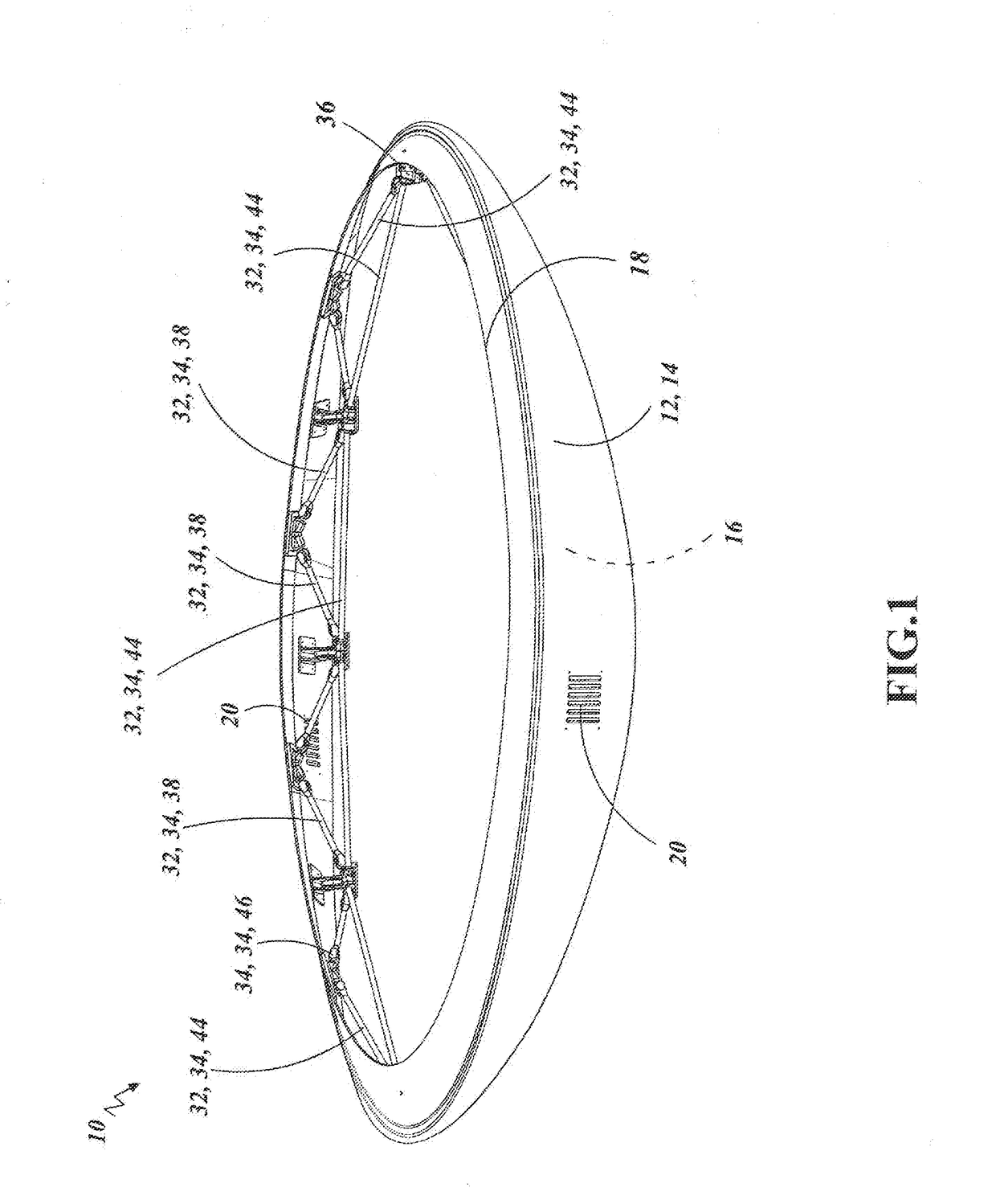 Truss-Reinforced Radome Crown Structure