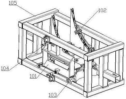 Manufacturing process method of aluminum alloy chassis end of standard EMU