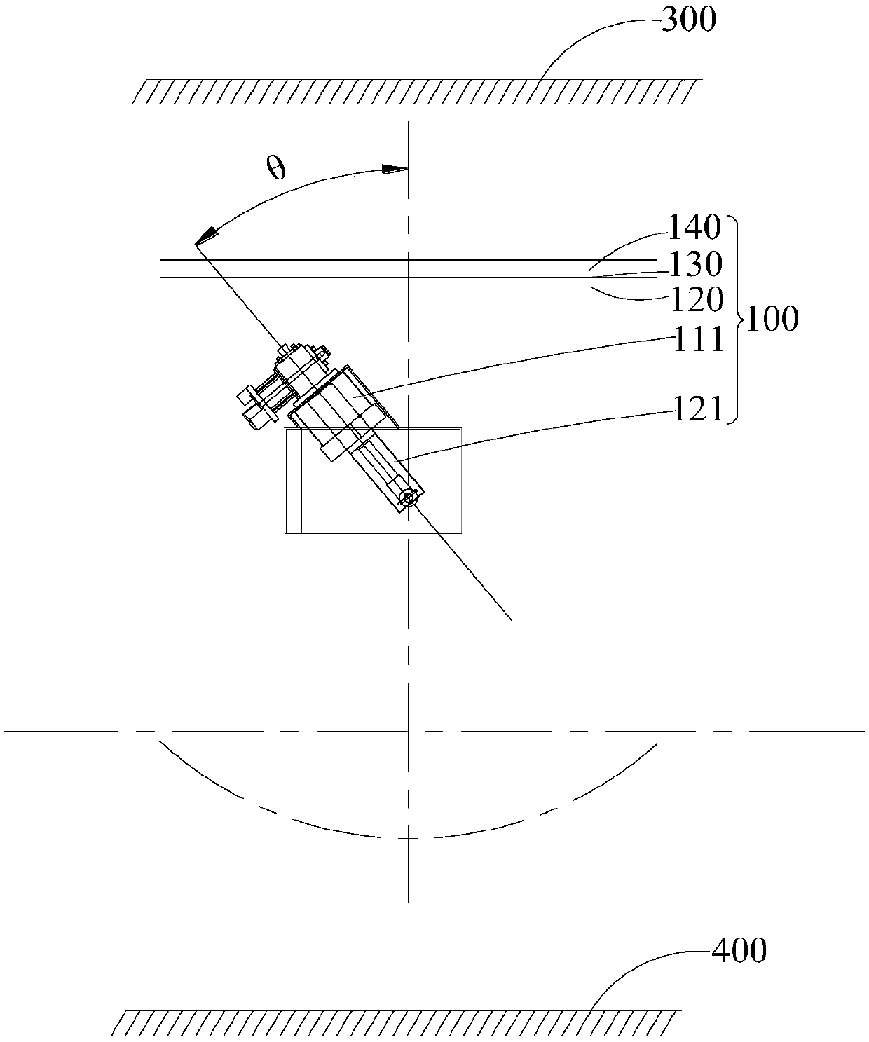 Magnetic resonance imaging system and cryostat structure thereof