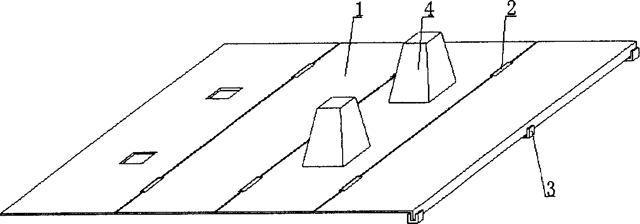 Die in use for molding component of concrete filled double thin wall