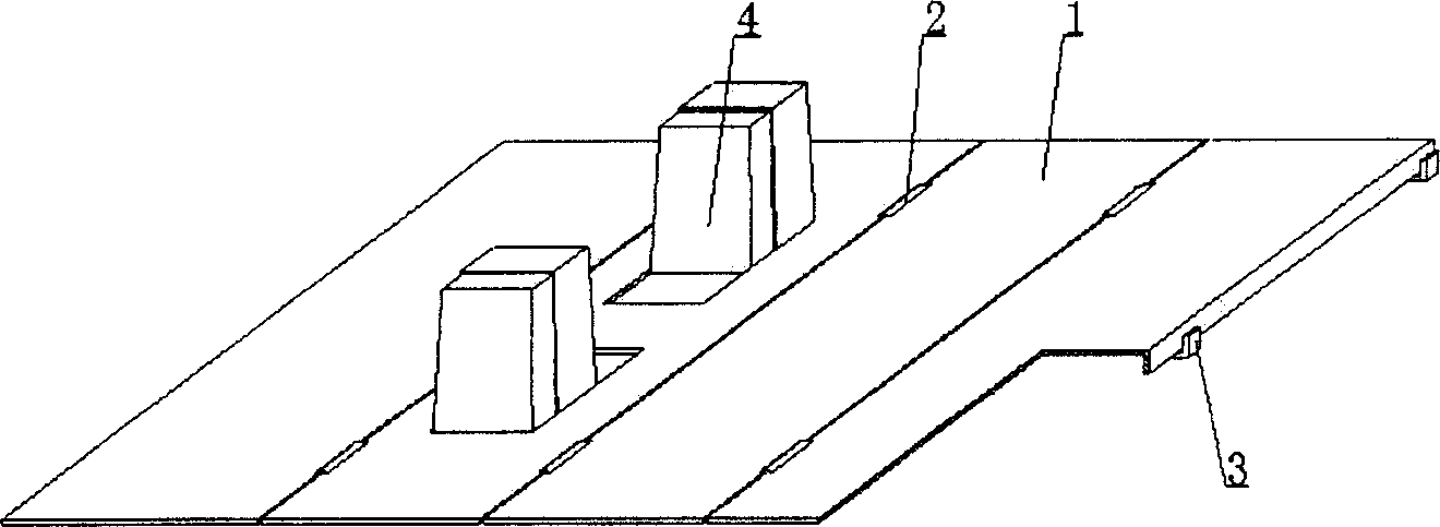 Die in use for molding component of concrete filled double thin wall