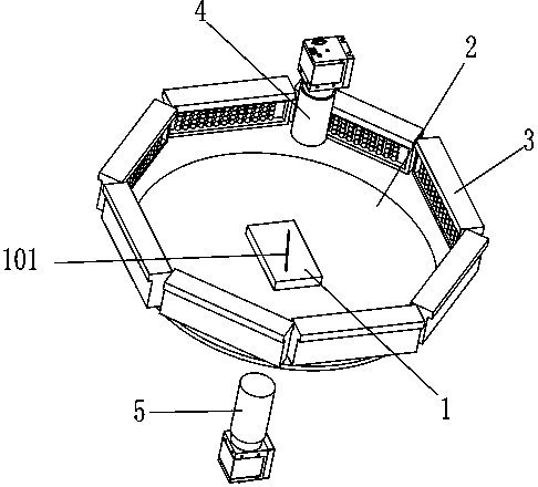 Polishing-caused quartz crystal wafer surface shallow scratch visual detection method