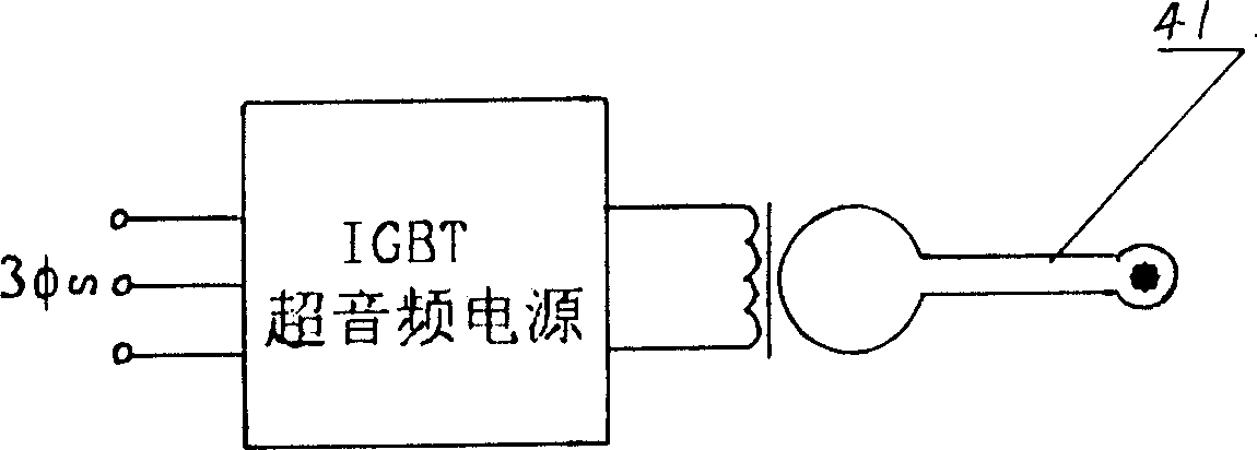 Monocrystal high temperature alloy electric field directional freeze apparatus