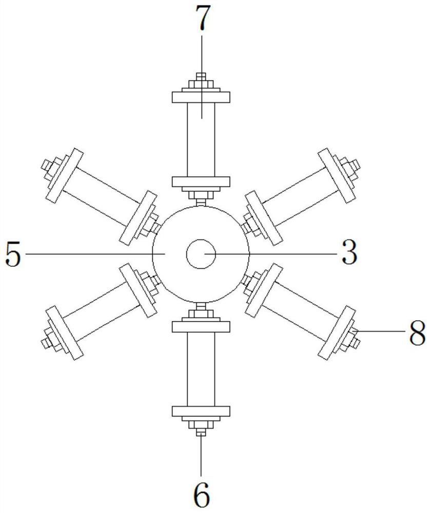 Stranding device for steel wire rope