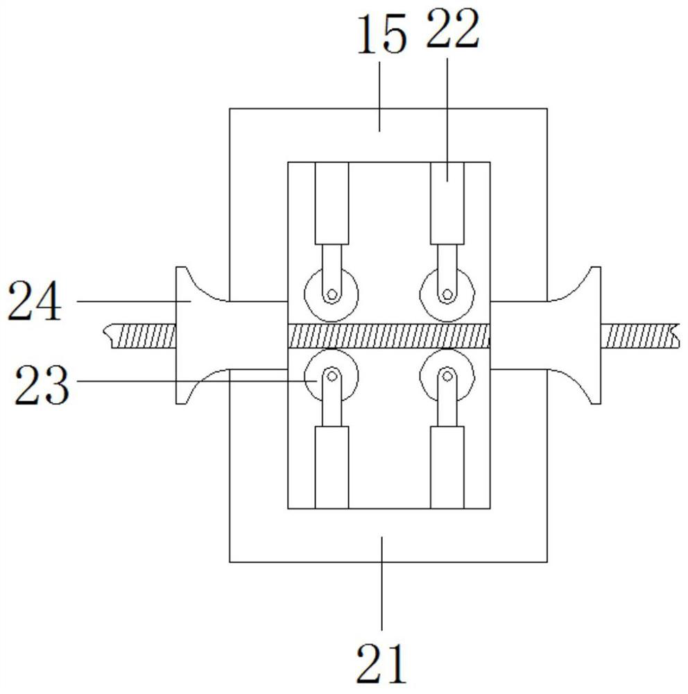 Stranding device for steel wire rope