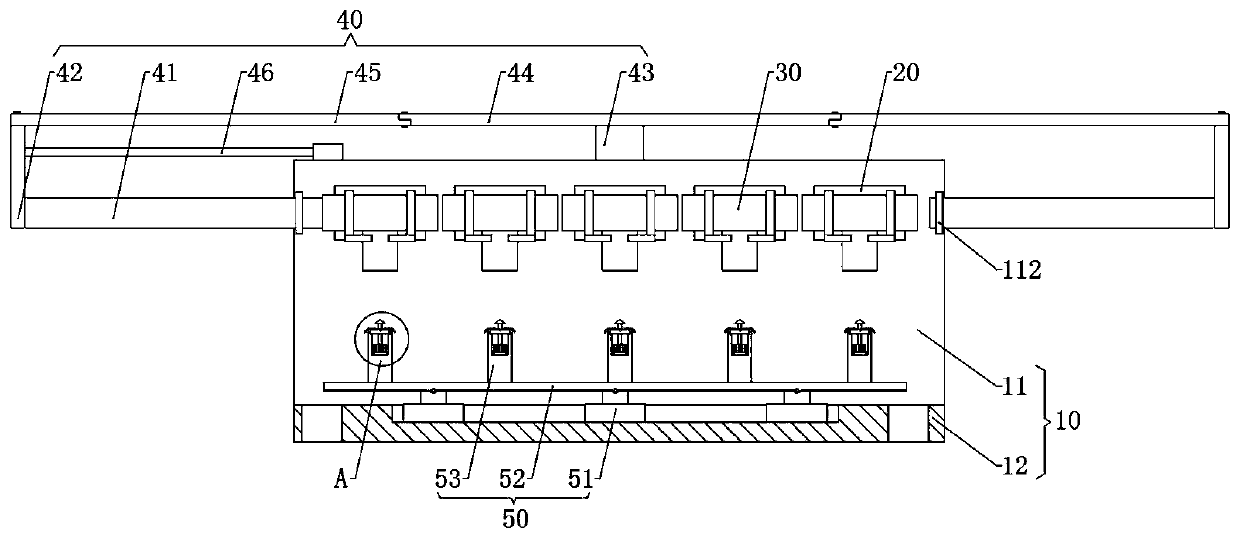 Metal pipe three-way connector casting molding demolding post-treatment system