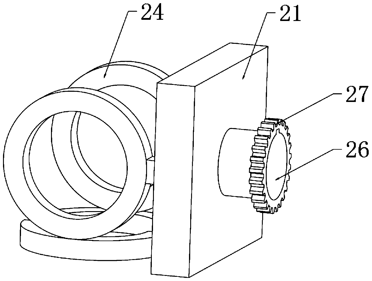 Metal pipe three-way connector casting molding demolding post-treatment system