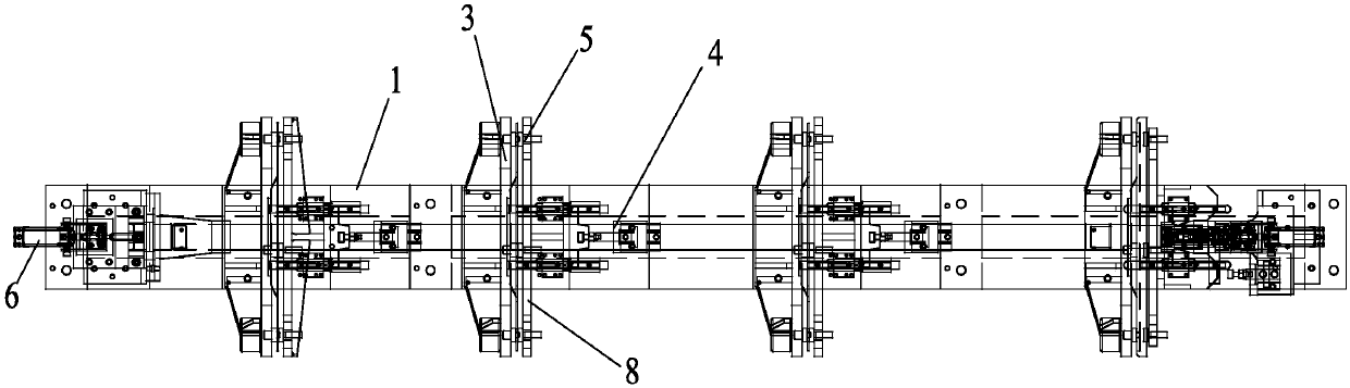 Positioning device for threshing cylinder of agricultural machinery