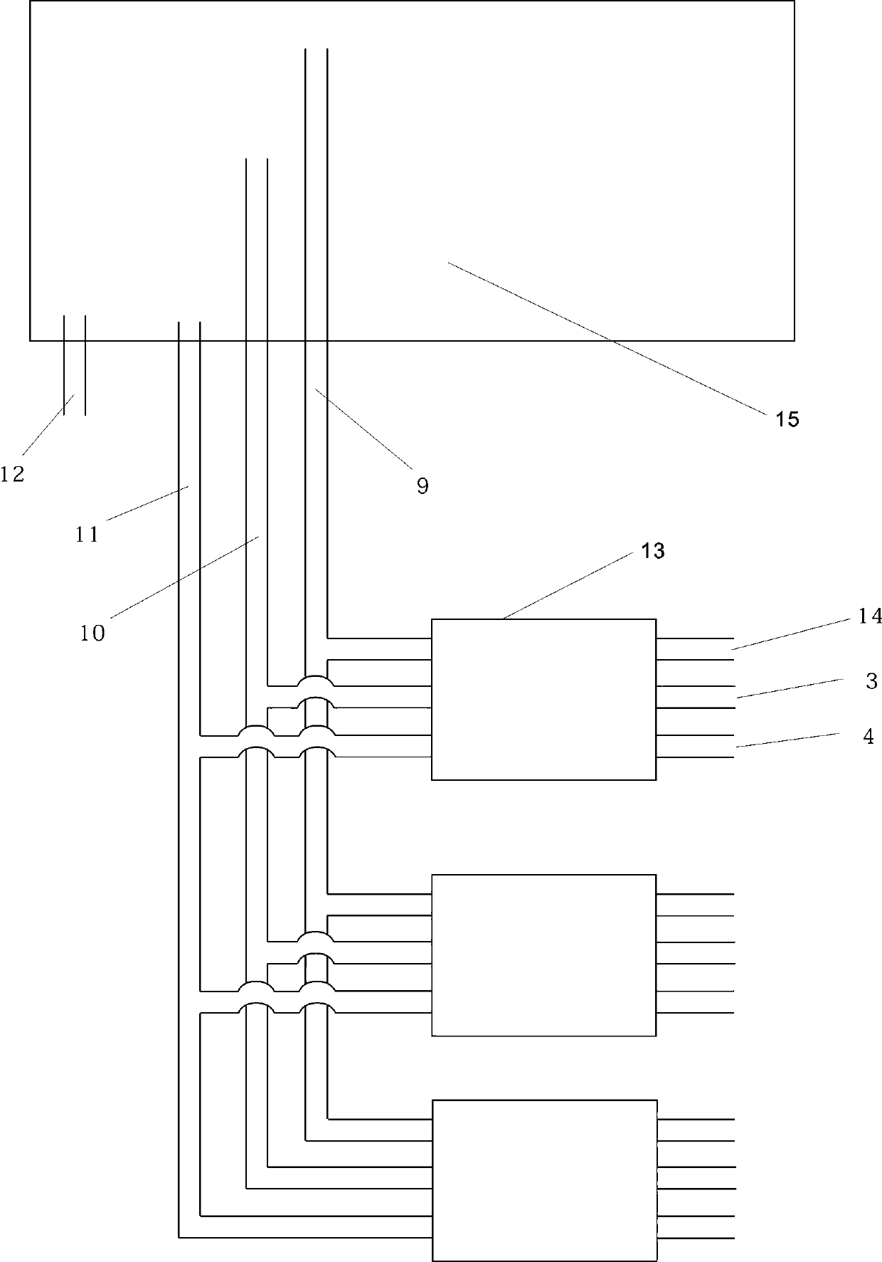 Shared hot water Internet of Things mode and operation method