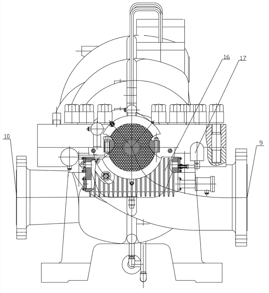 Double suction multistage horizontal split pump