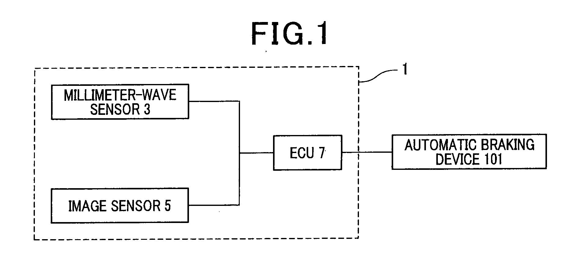 Target detecting device for avoiding collision between vehicle and target captured by sensor mounted to the vehicle