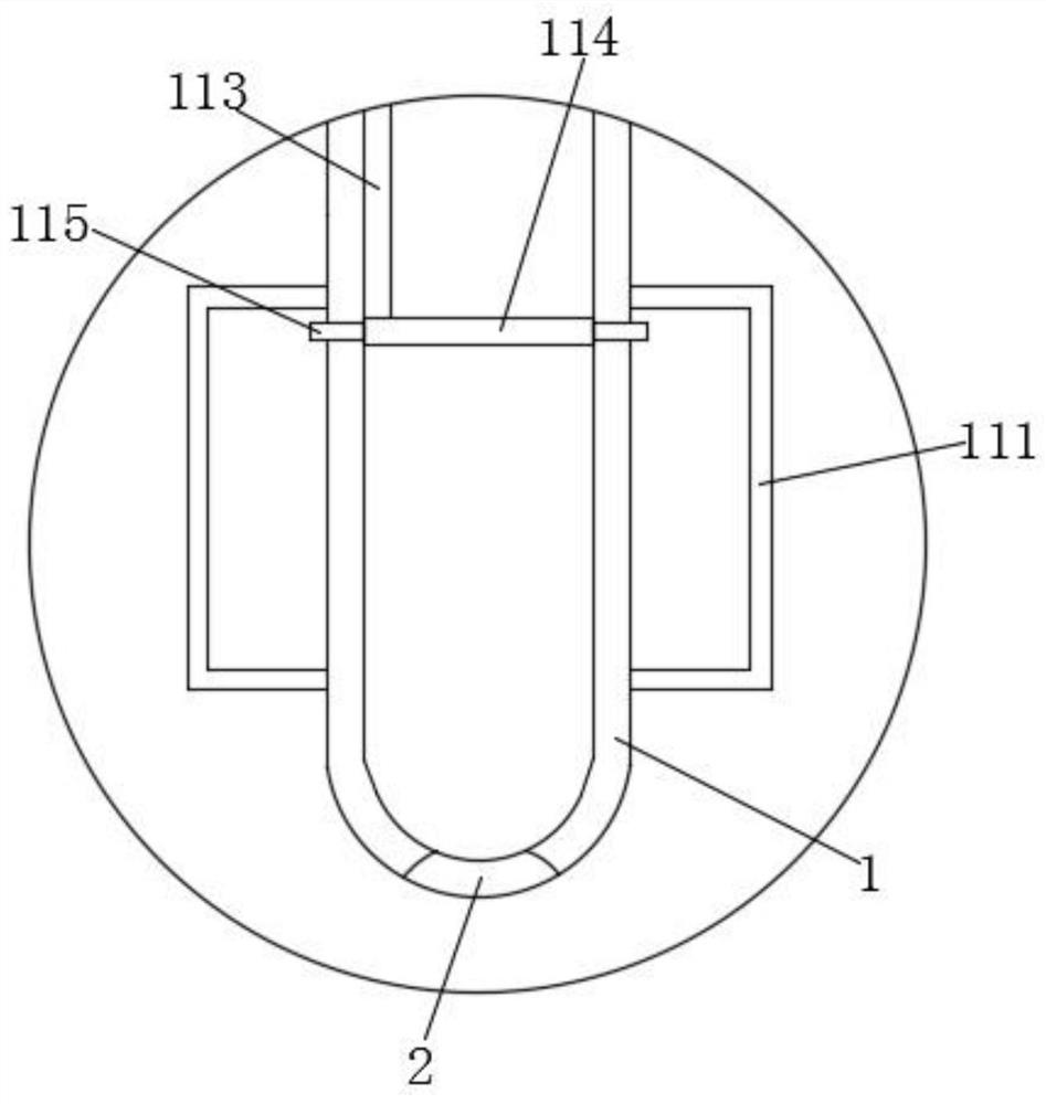 Auxiliary device for sputum adsorption of elderly respiratory medicine department