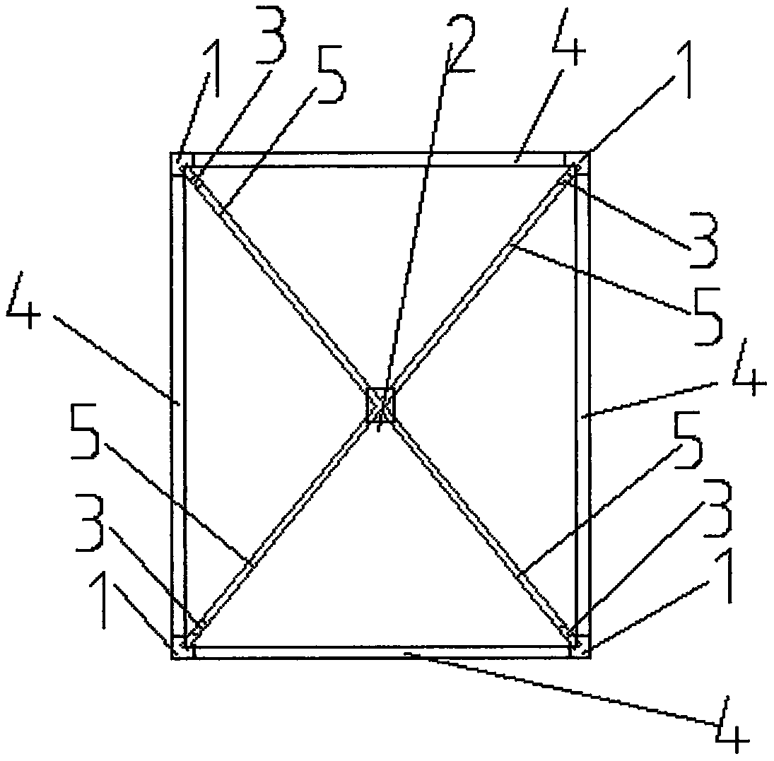 Shaping fabricated building cast-in-place shear wall rectangular steel frame support easy to assemble and disassemble