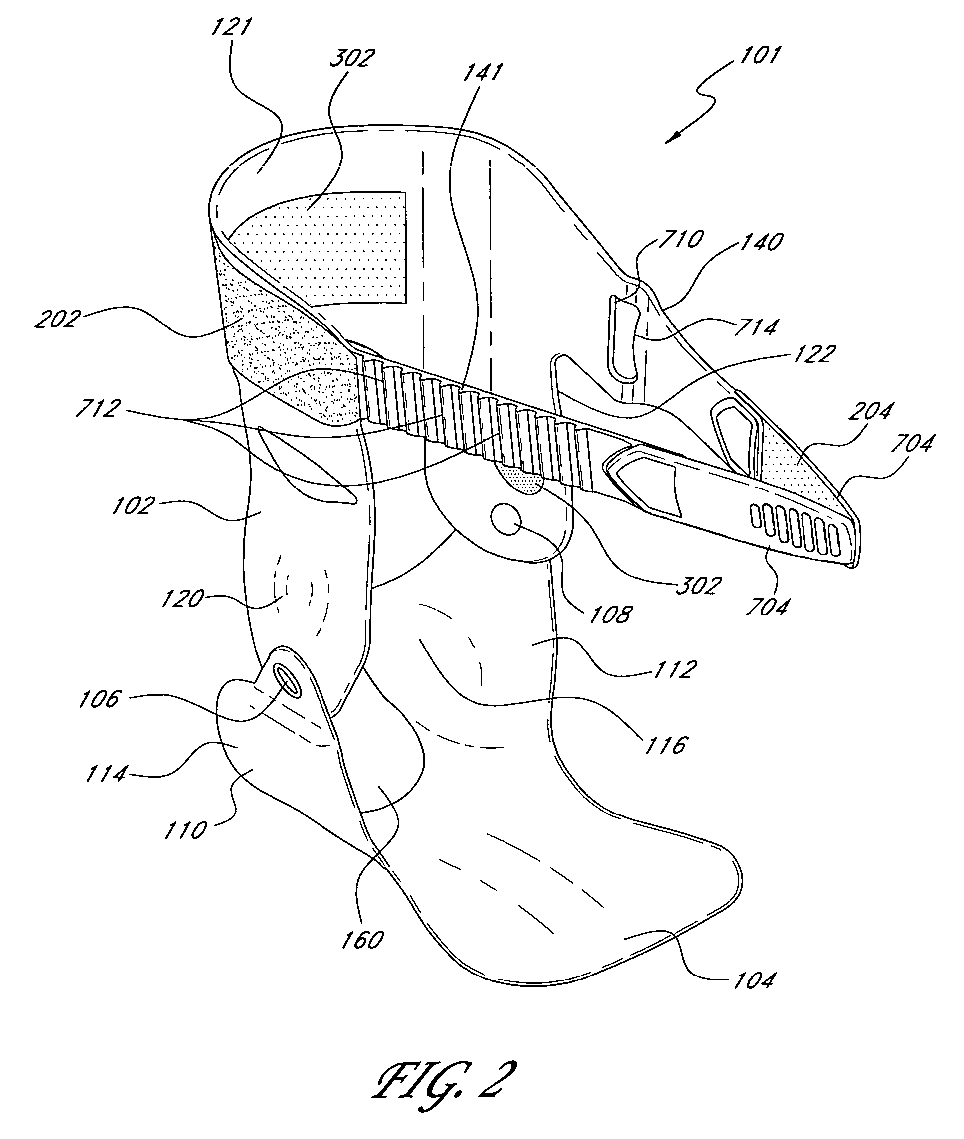 Hinged ankle brace