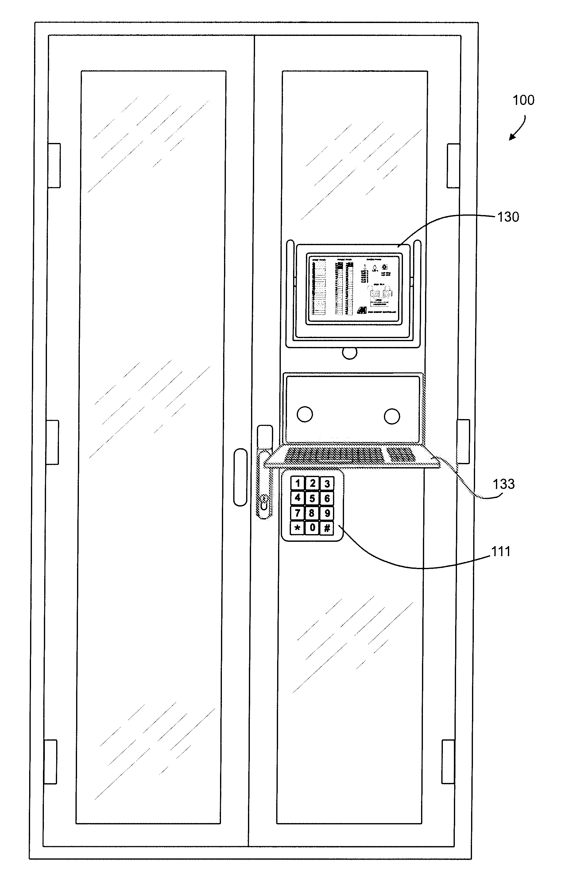 Data center equipment cabinet information center and updateable asset tracking system