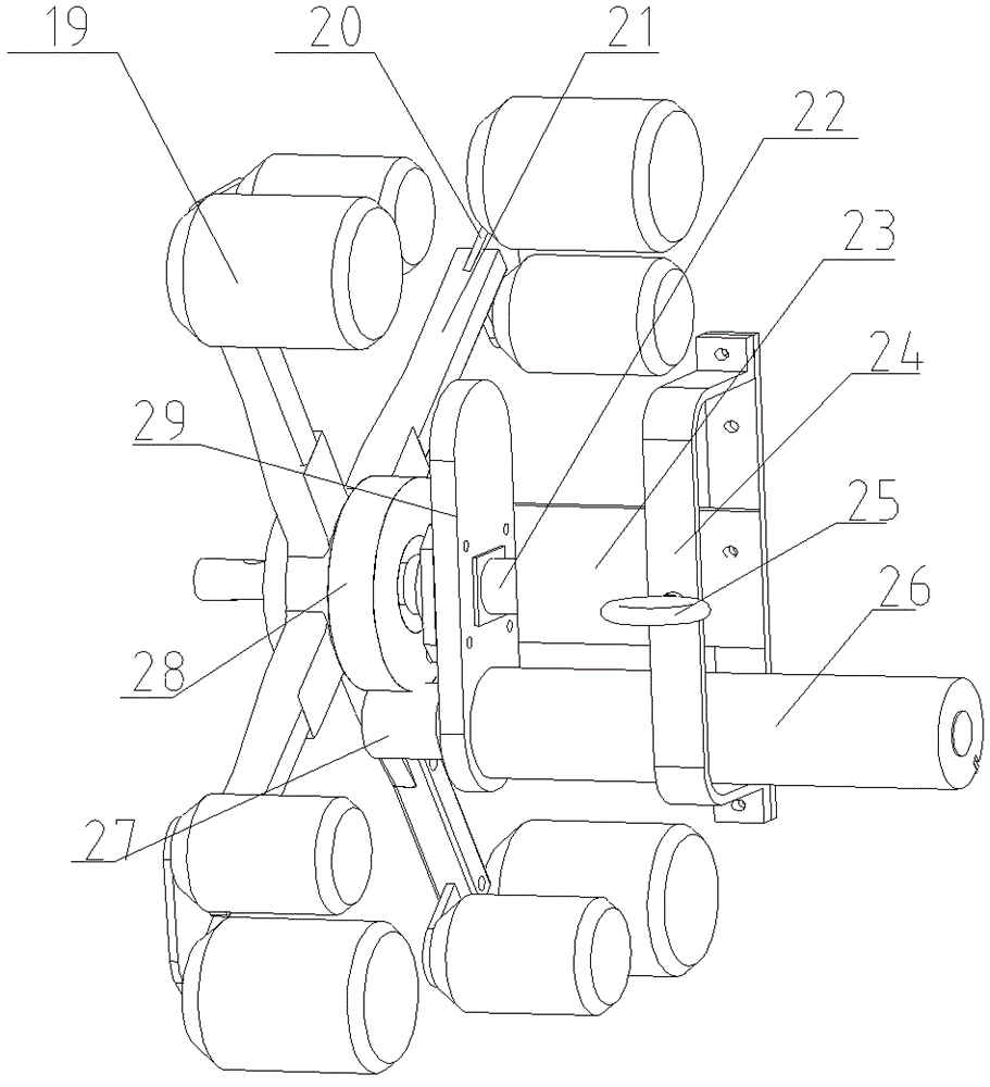 Robot for electrified detection insulator string