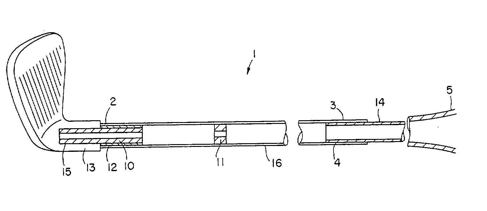 Hybrid golf club shaft