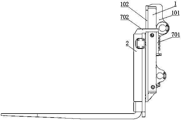 Bidirectional regulation fork