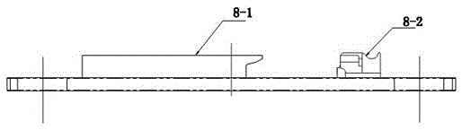 Manufacturing method for separation type double-layer turnout shock-absorbing fastener system