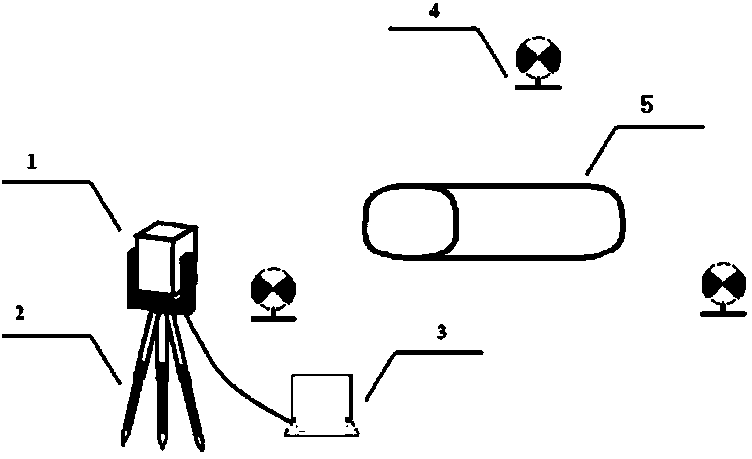 High-speed and high-precision tank volume measurement method and device based on three-dimensional laser scanning