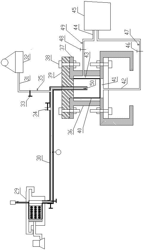 Liquid nitrogen pressurizing device, anti-reflection experiment system using same and experiment method