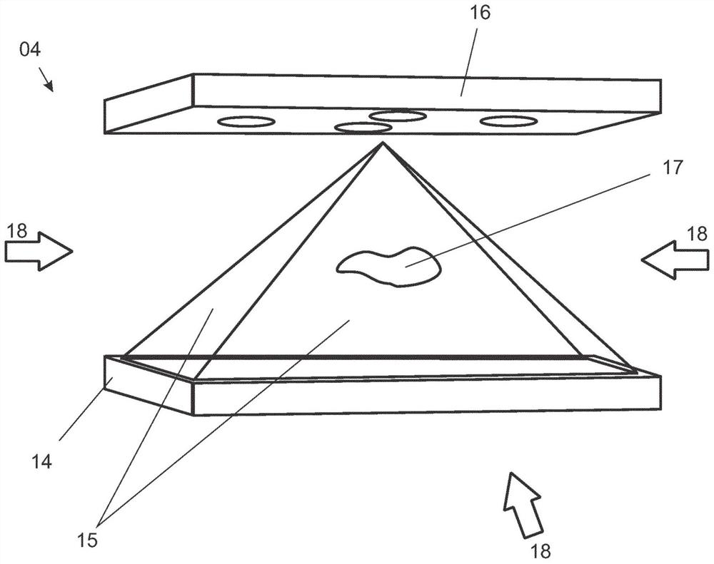 Microscopy setup for taking and presenting three-dimensional images of samples