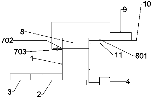 Semisynthesis organic heat carrier type coal dust furnace