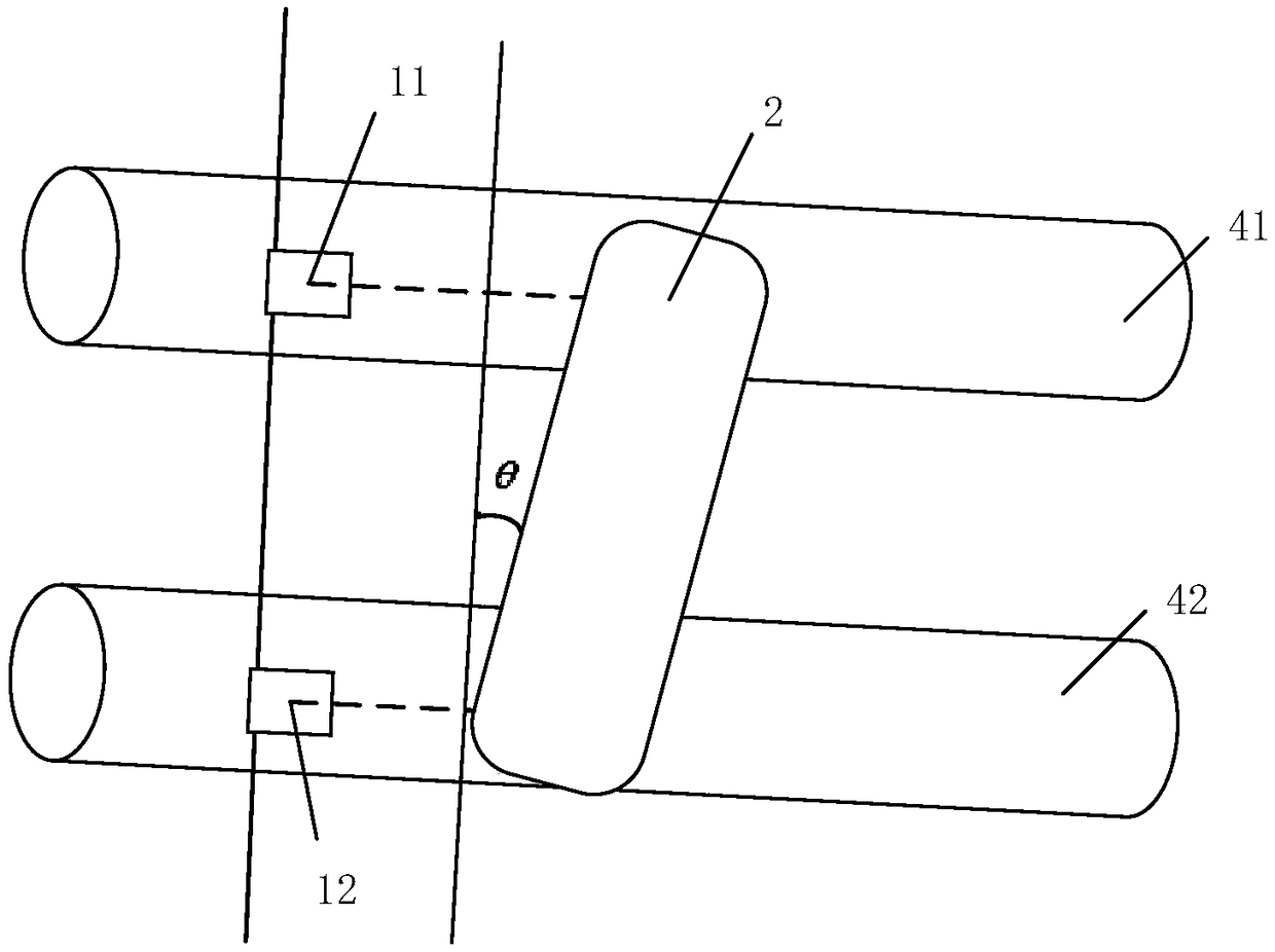 Wheel steering following control system