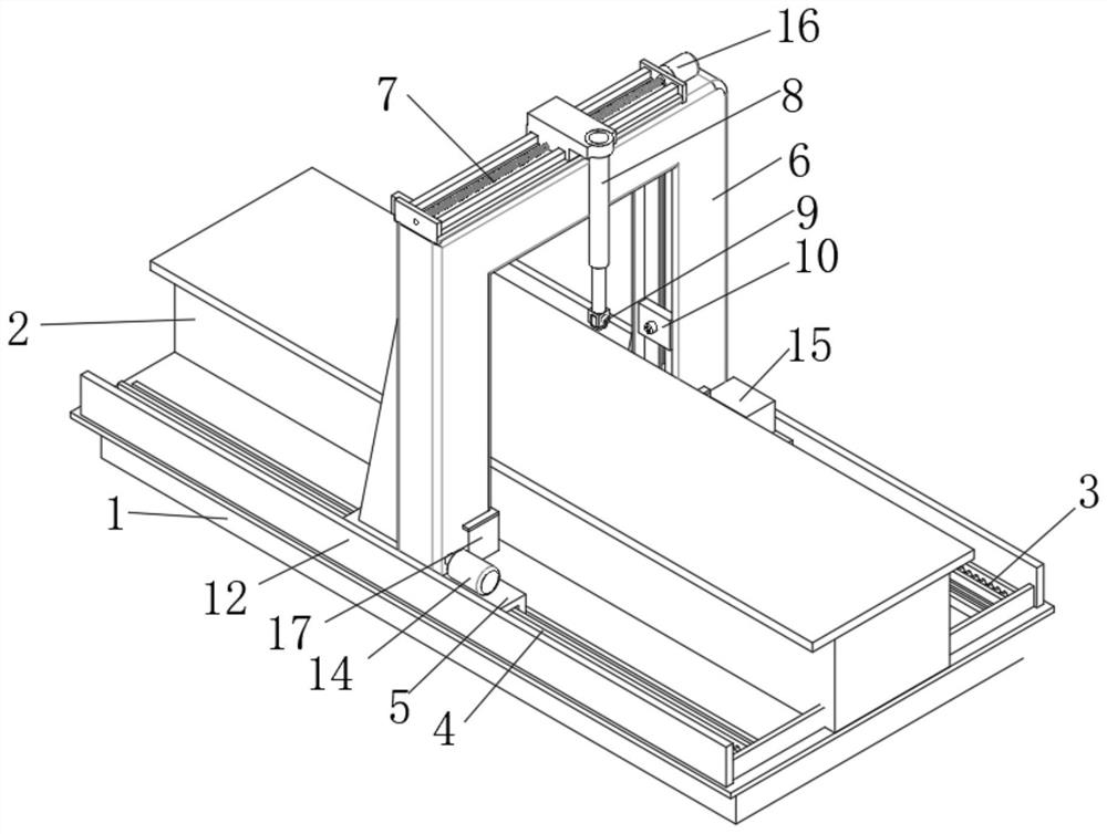 Portal type intelligent welding robot based on visual and three-dimensional model recognition