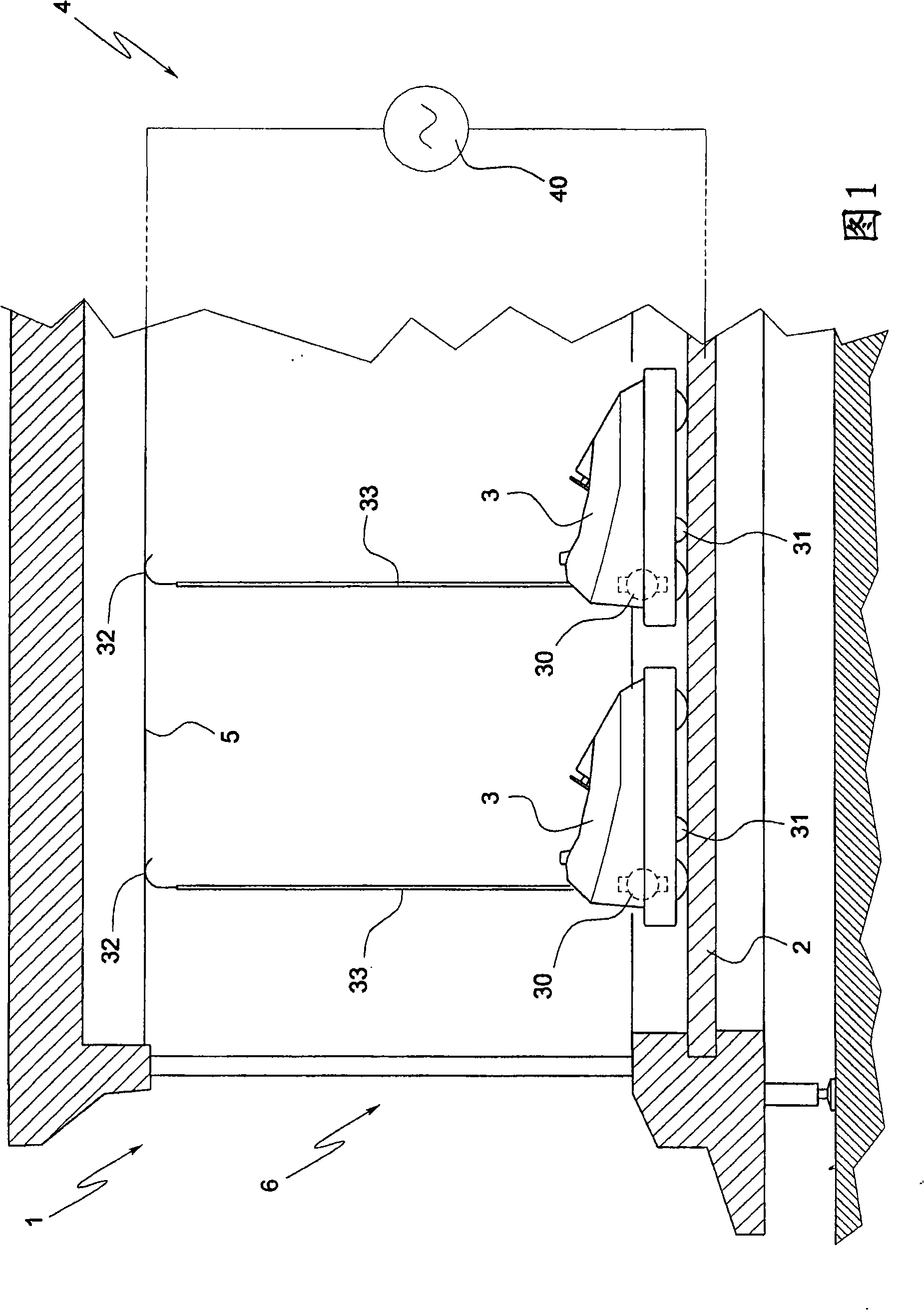 Rail of electric vehicle