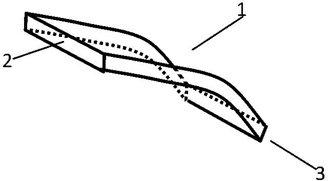 Layered flood discharge structure for reducing flood discharge fog rainfall