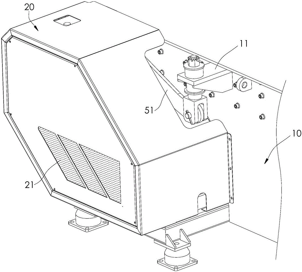 Driving structure of single-shaft shredding machine