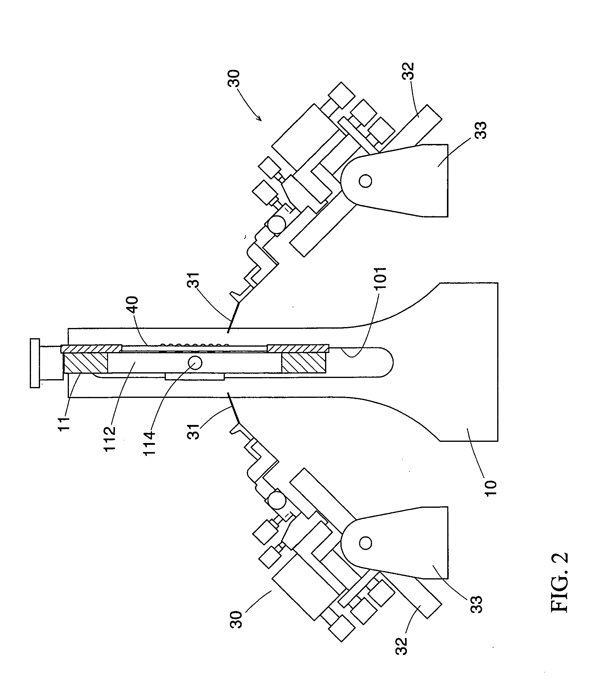 Double-faced detecting devices for an electronic substrate