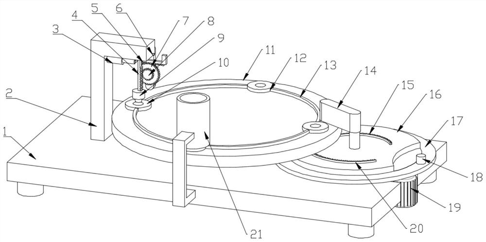 Double-row angular contact ball bearing axial clearance measuring device and method