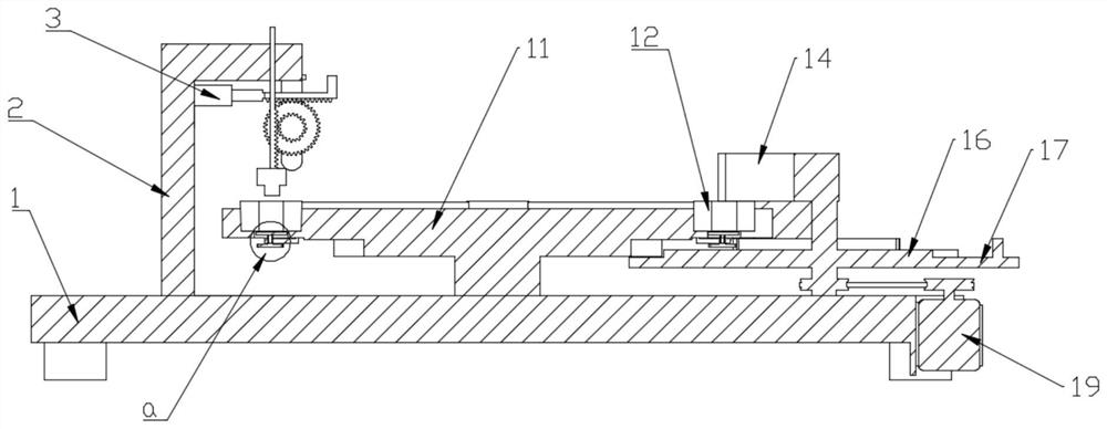 Double-row angular contact ball bearing axial clearance measuring device and method