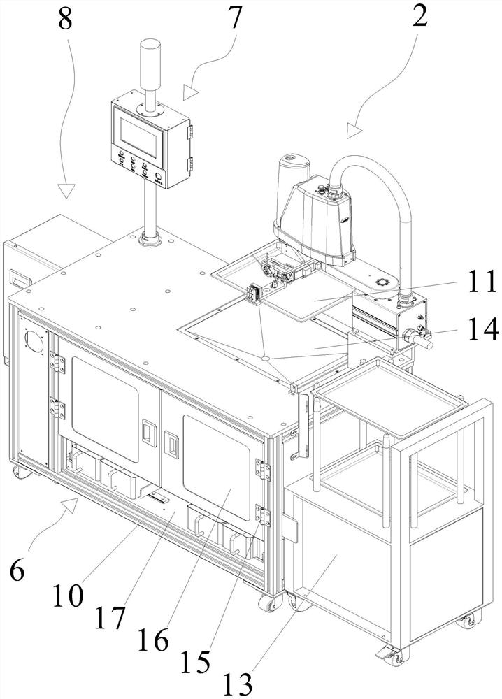 An induction grinding machine