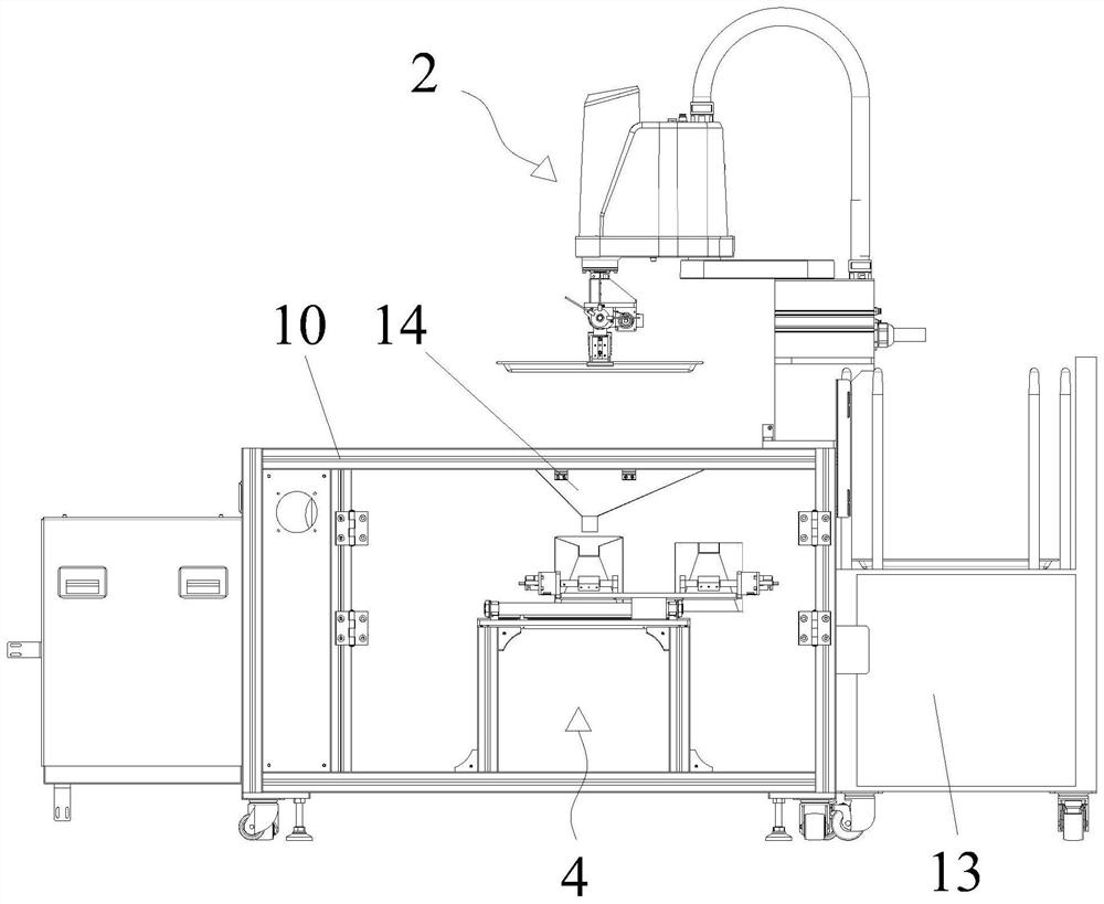 An induction grinding machine