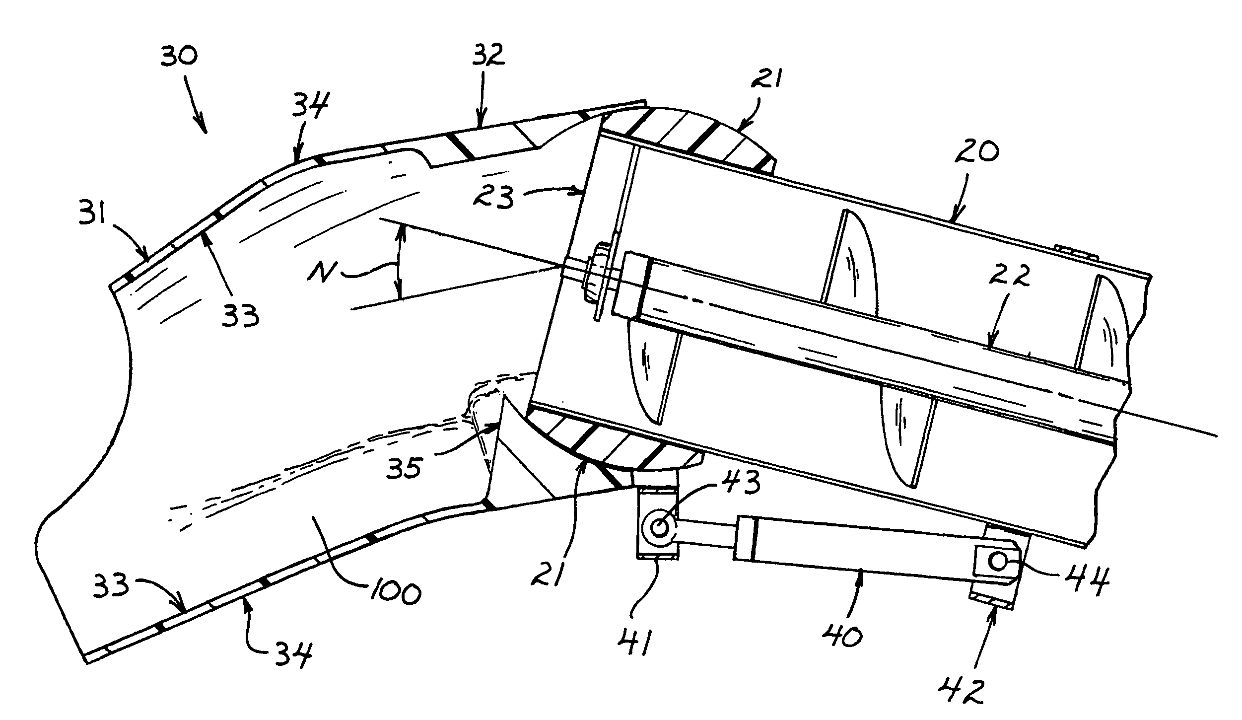 Grain saving, directable unloader boot assembly