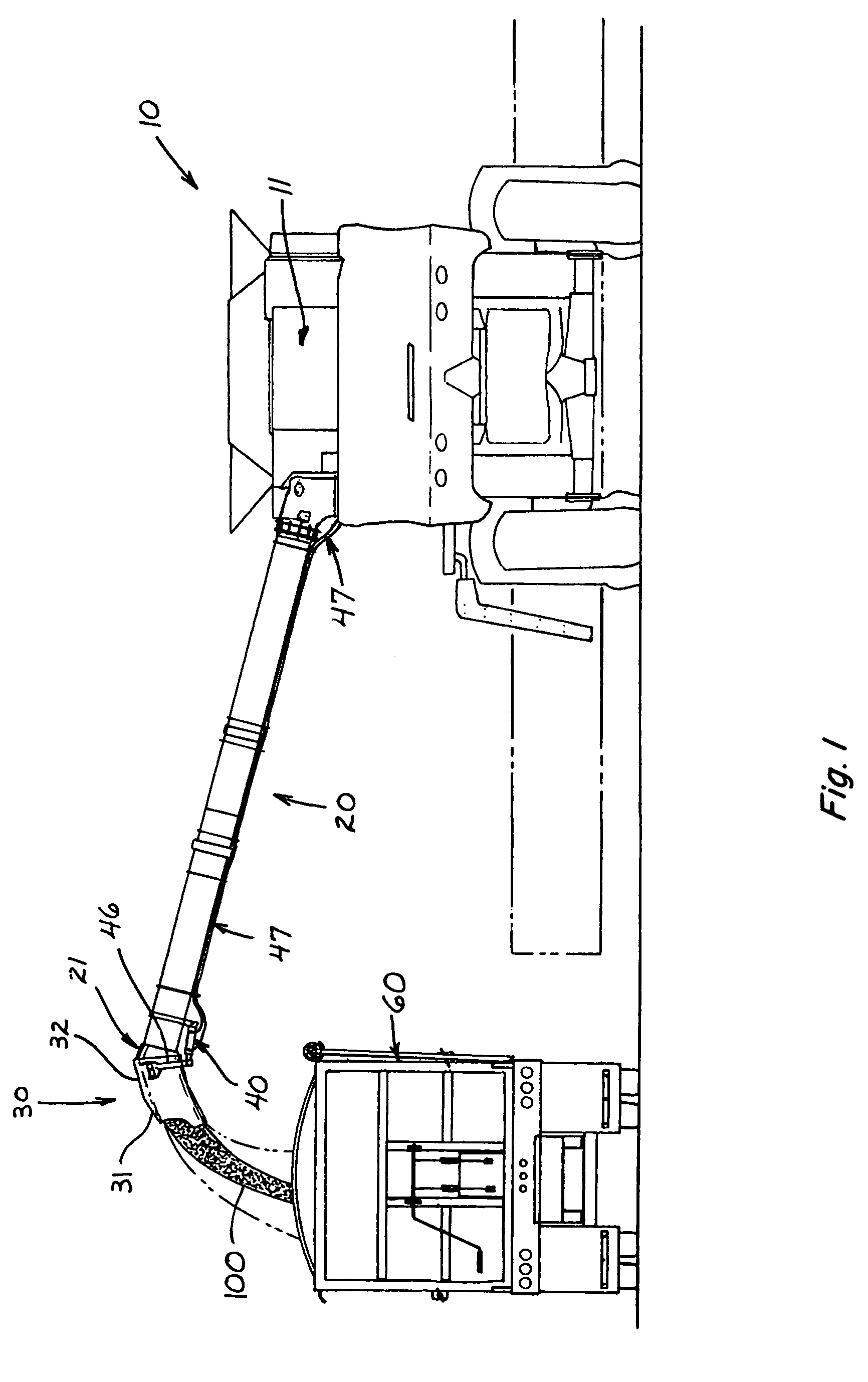 Grain saving, directable unloader boot assembly