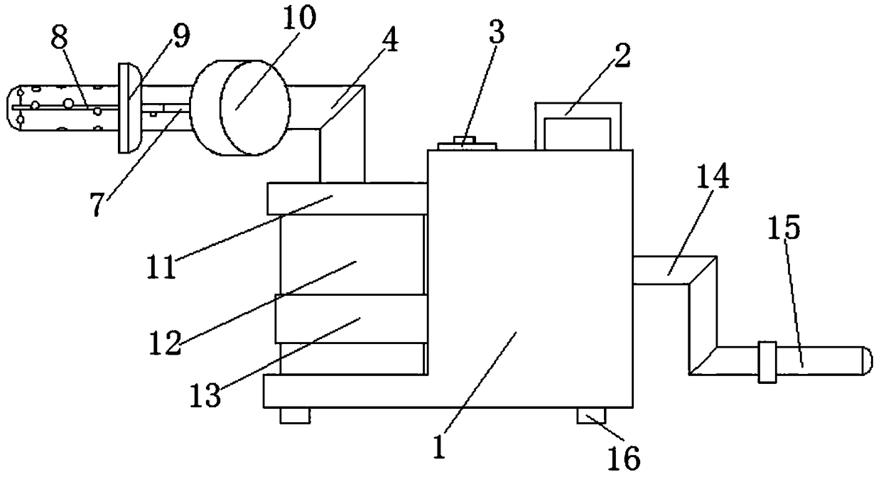 Drug application device for noninvasive gynecological nursing