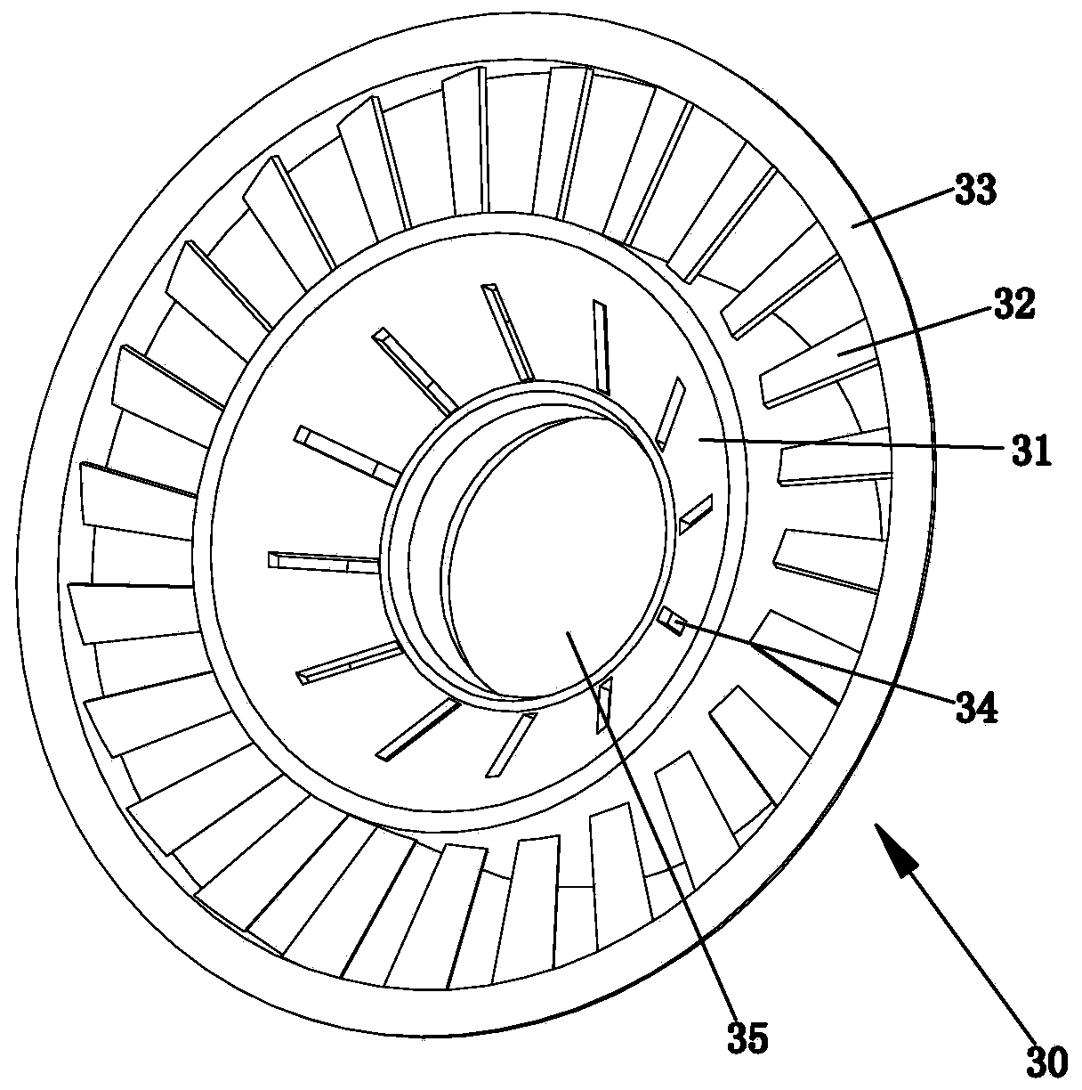 Low-nitrogen combustor