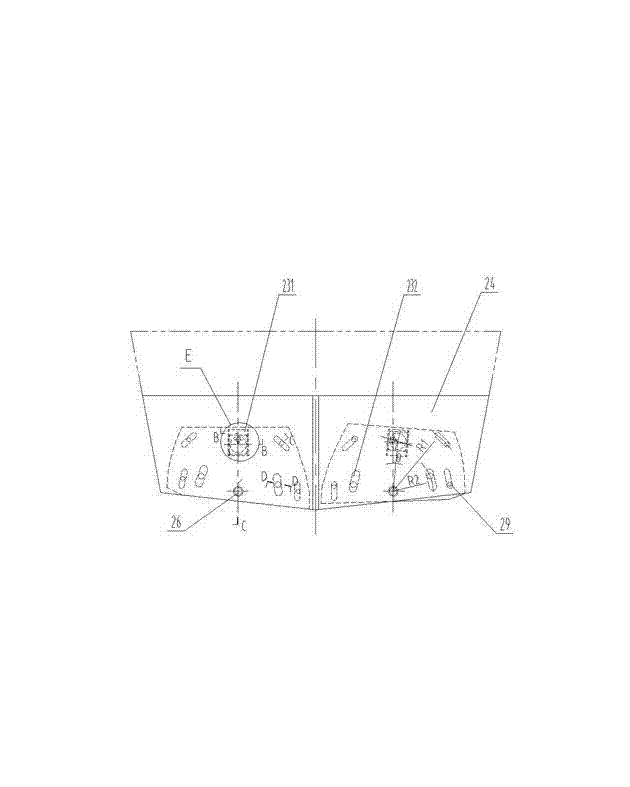 Double-plate swirling rectification anti-drag stabilizer of speed boat