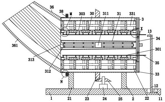 Biomass fuel granulation forming circulating drying equipment