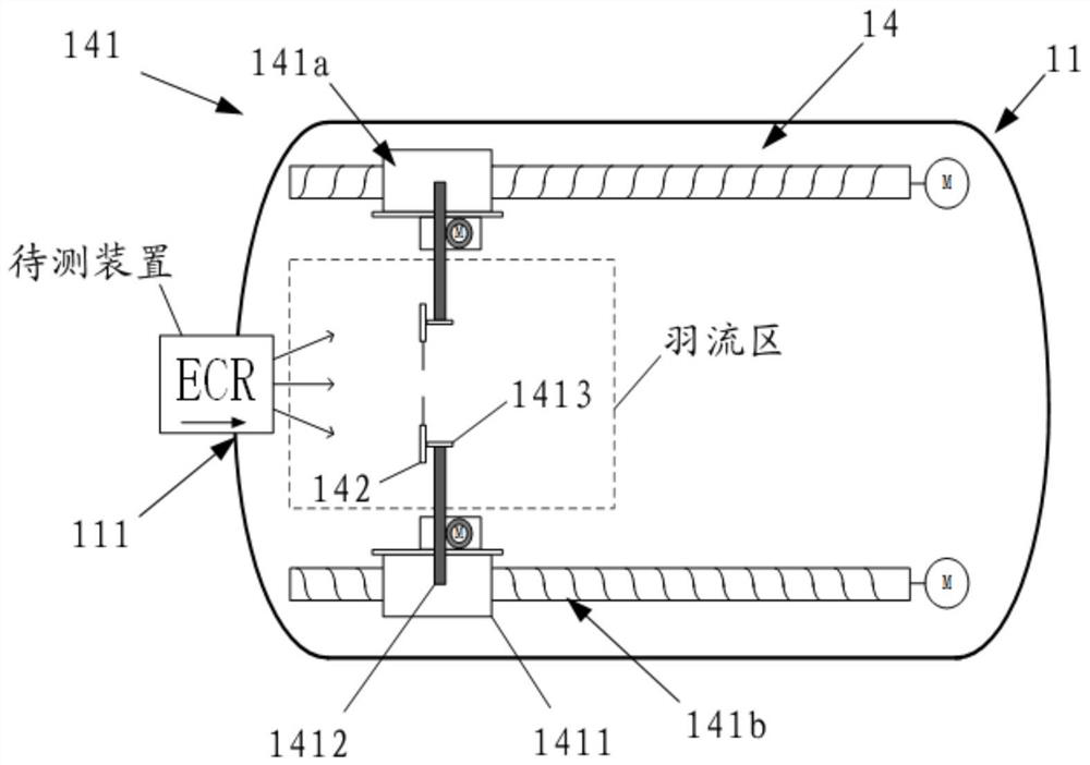 Plasma thruster plume parameter multi-point measurement device and measurement method