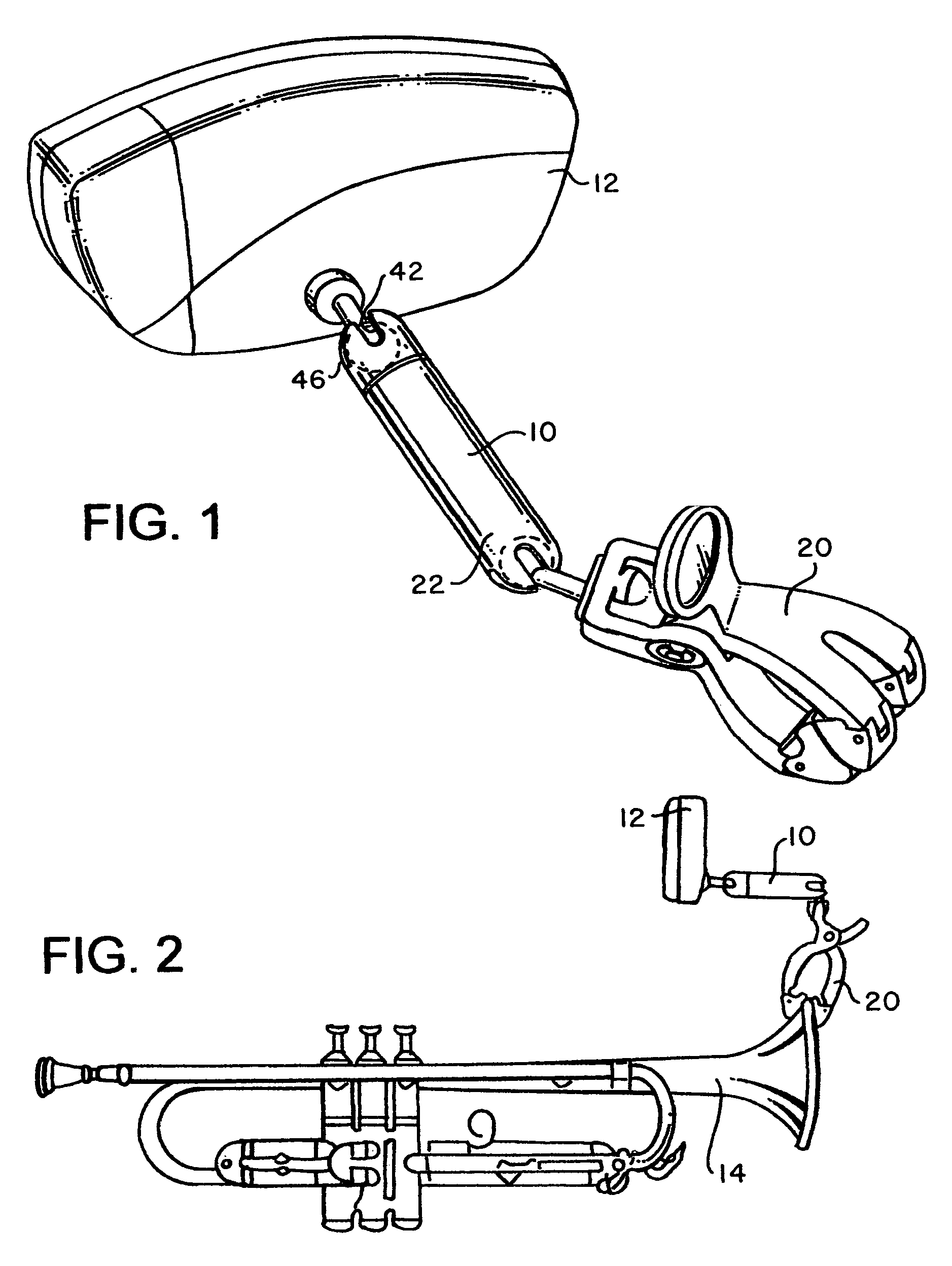 Universal tuner mount with spring-loaded link