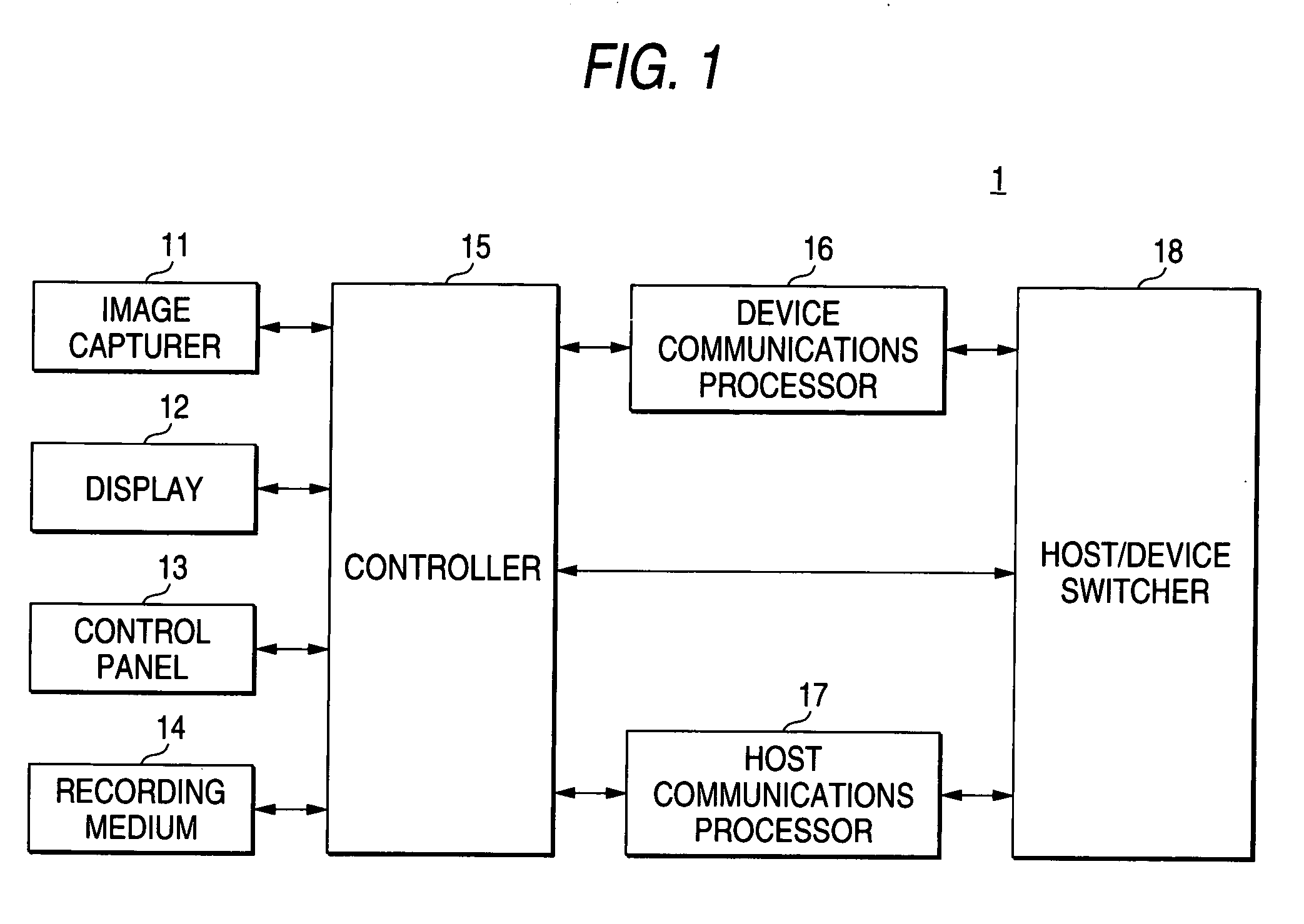 Device and method of inputting data, and image output system using the same